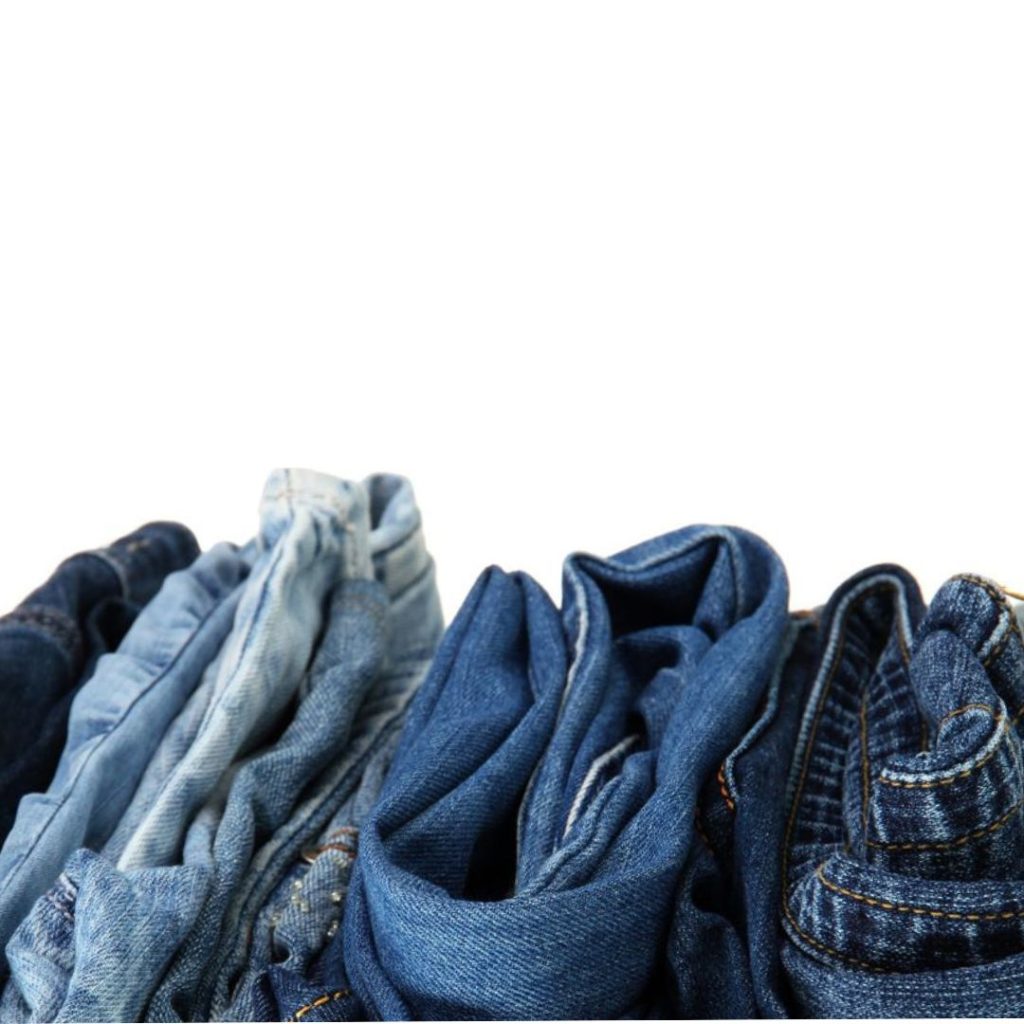Imagen jeans doblados