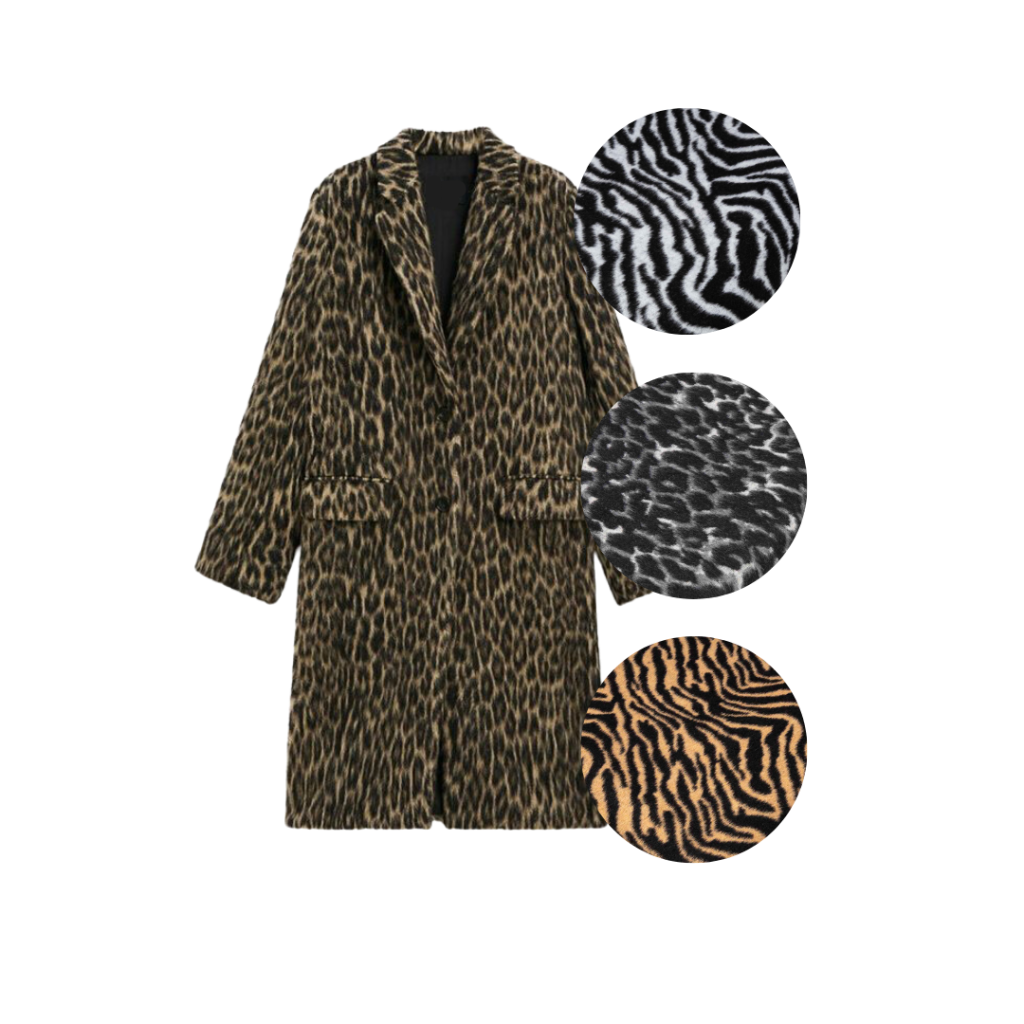 Abrigo de animal print con posibles combinaciones