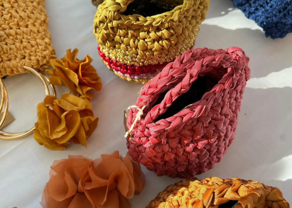 Piezas de madre mia Crochet Bags
